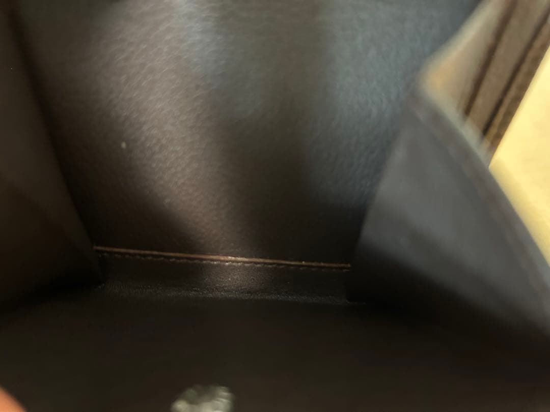 【そうりゅうぱぱ】＊未使用品＊LOEWE 二つ折り財布 ダークブラウン