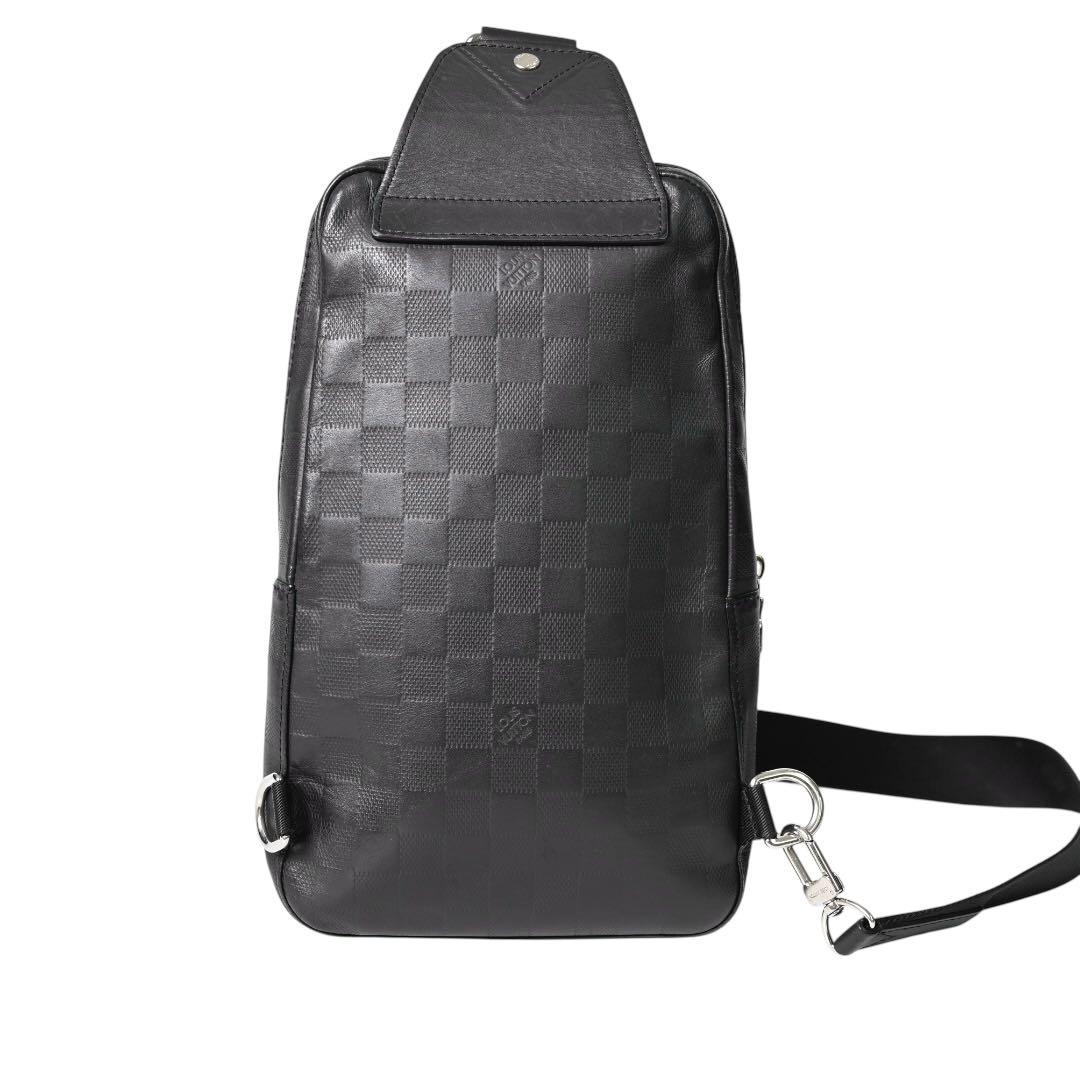 【美品】ルイヴィトン ダミエ ブラック ボディバッグ　スリング　ショルダーバッグ