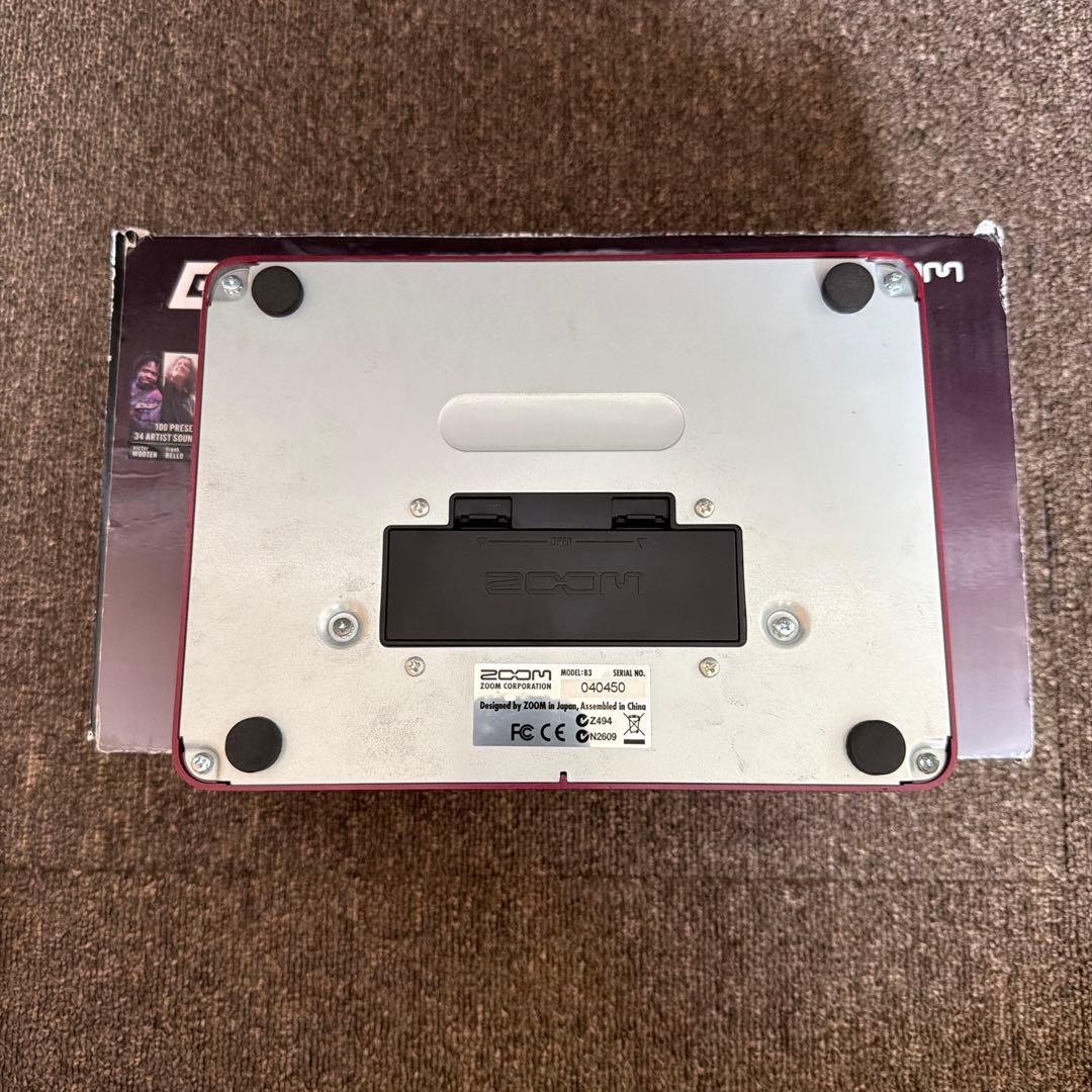 早いもの勝ち【動作確認済み】ZOOM B3 ベースエフェクター DI