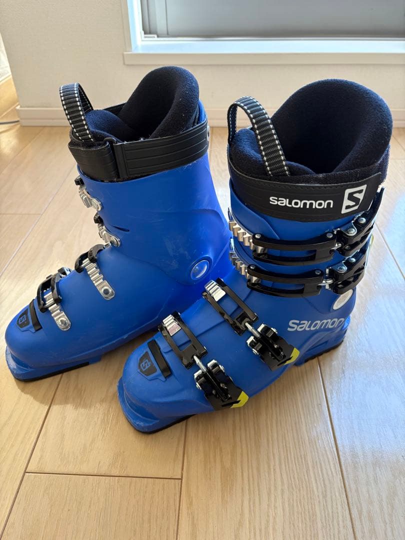 ★一時値下げ★Salomon 子ども用スキーブーツ青24/24.5㌢（285㍉）