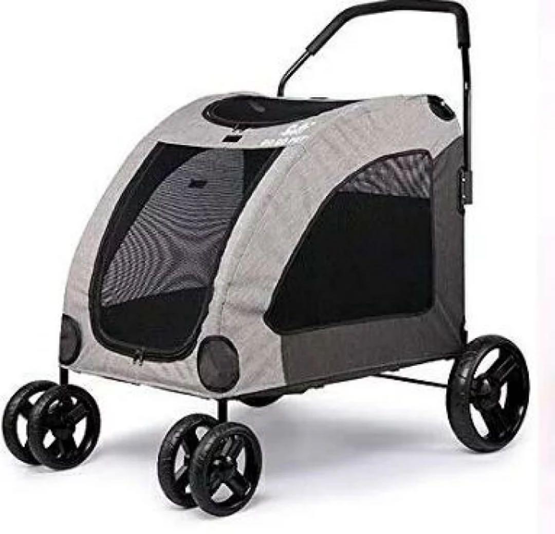 LARGE PET STOLLER 青 大型犬 バギー 犬用カート ペットカート