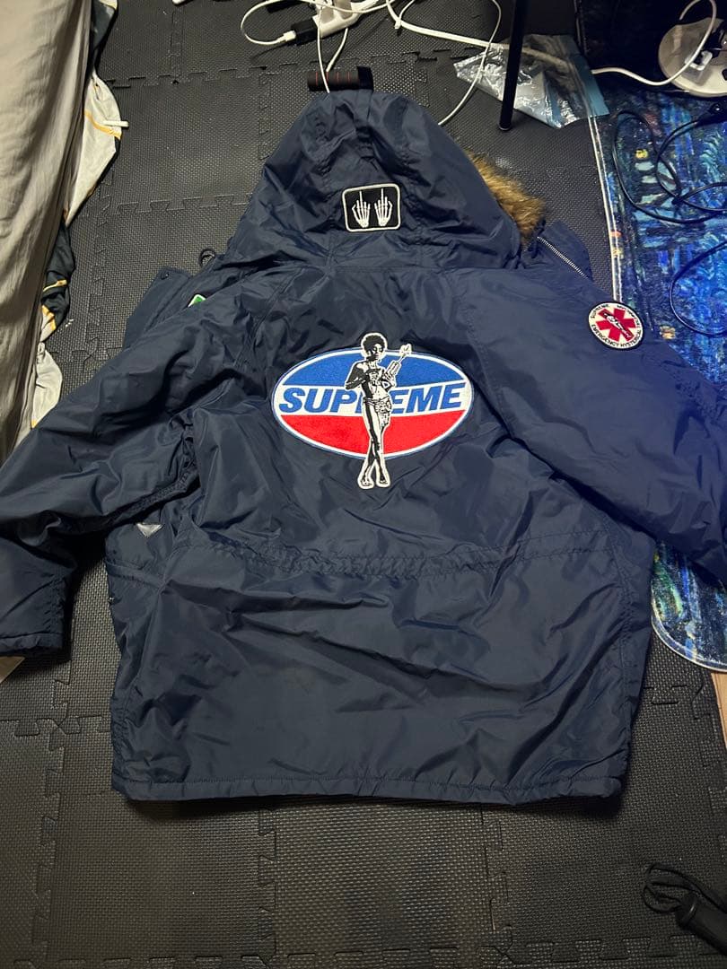 Supreme HYSTERIC GLAMOUR マウンテンパーカー ネイビー