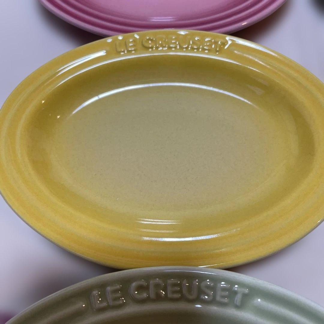 《新品》LE CREUSET ミニオーバルプレート 10枚セット