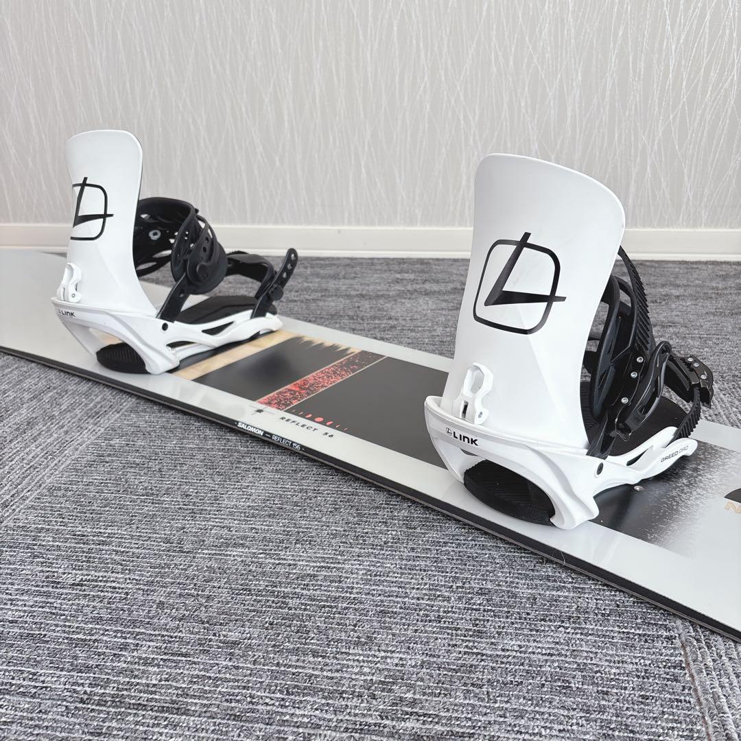 58超美品❗️超豪華❗️サロモン メンズスノーボードセット★スノボ156cm+ビン付