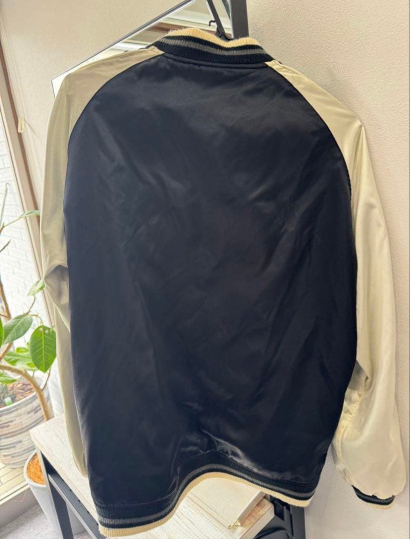 希少 stussy スカル&スネーク スカジャン スタジャン 00s L