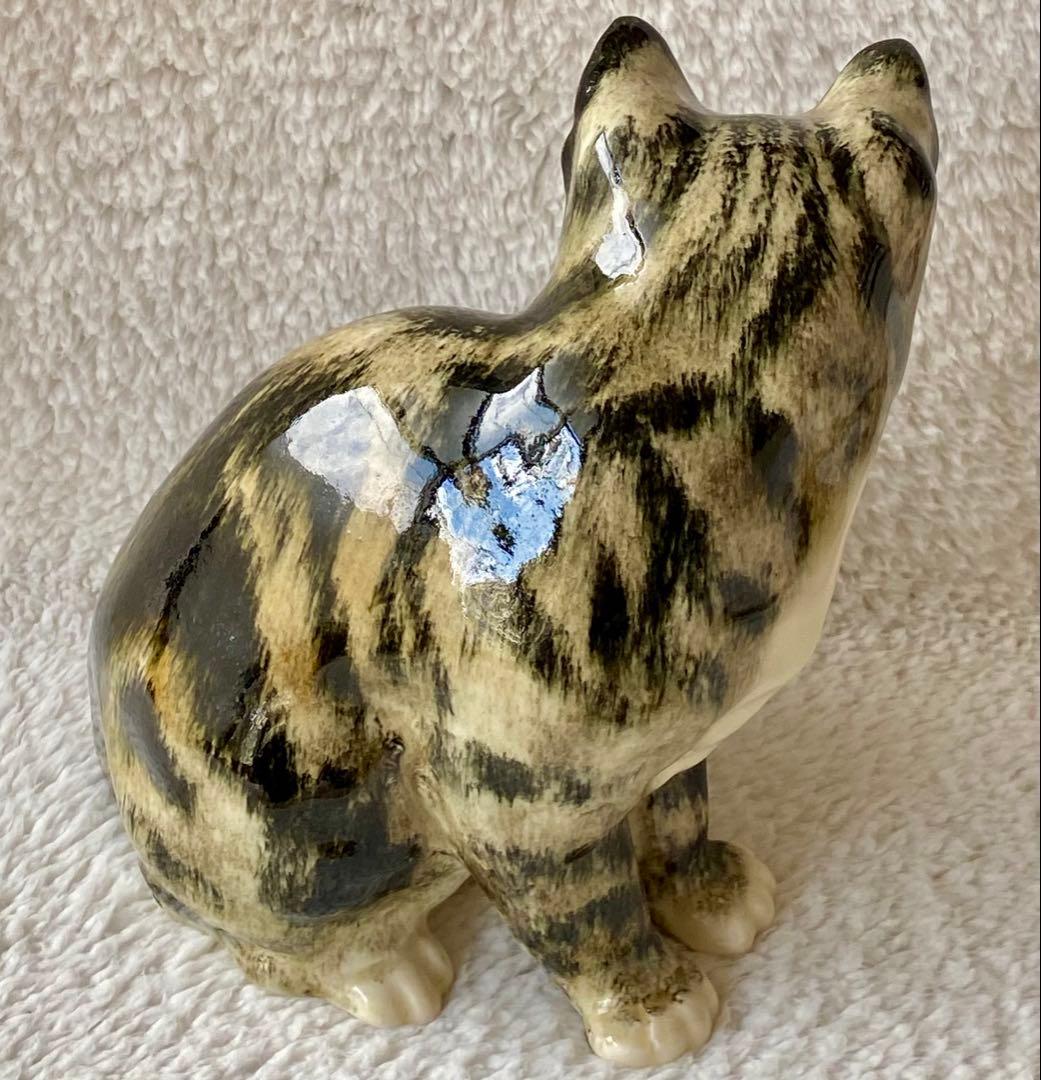 モデルNo.22 ウィンスタンレイキャット　初期作品　見返り猫　貫入無し❣️