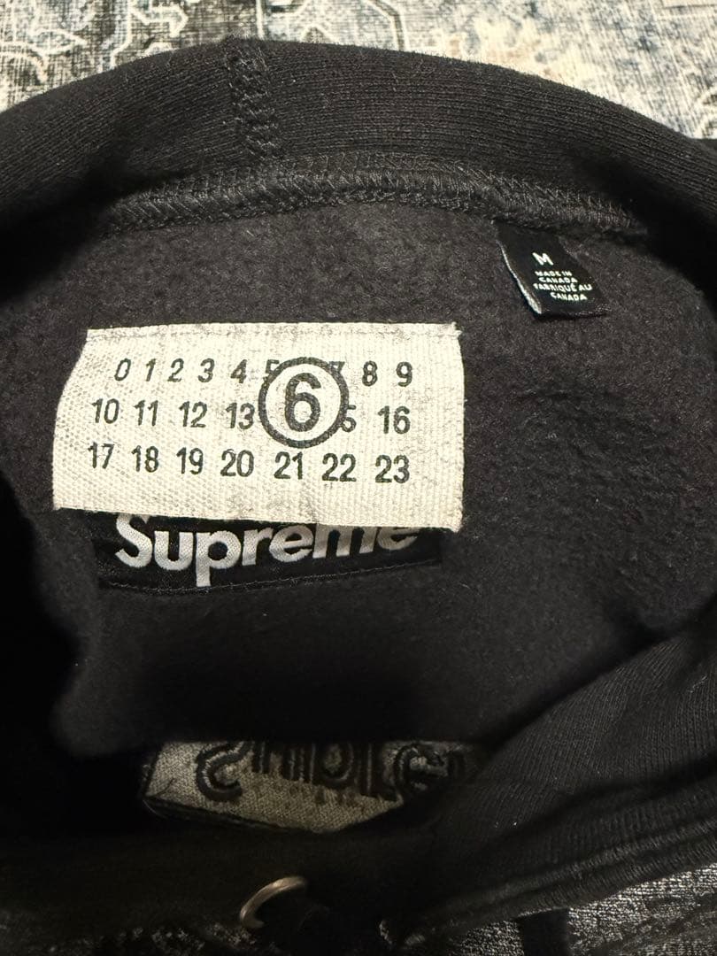 トップス Supreme MM6 Box Logo Hooded Sweatshirt