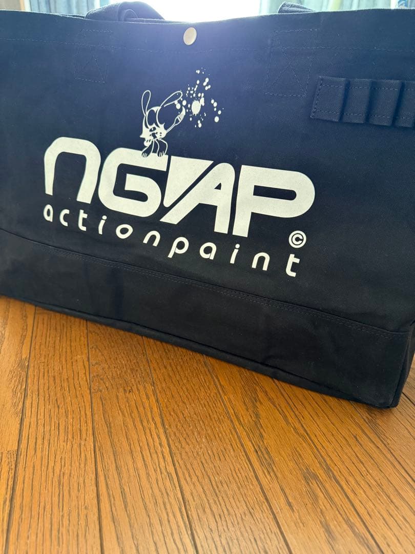 NGAP、SKOLOCT トートバッグ BLACK×BLACK L