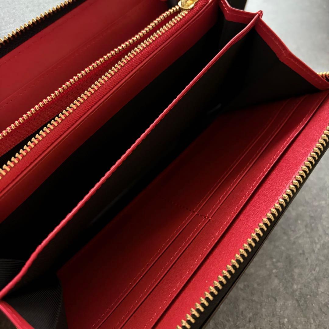 Mark Boots×BRIT HOUSE コードバン ラウンドジップ長財布 黒