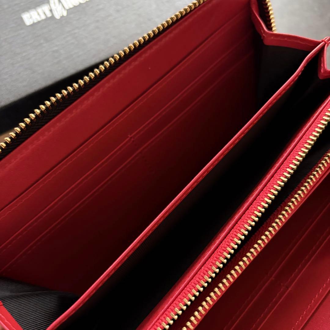 Mark Boots×BRIT HOUSE コードバン ラウンドジップ長財布 黒