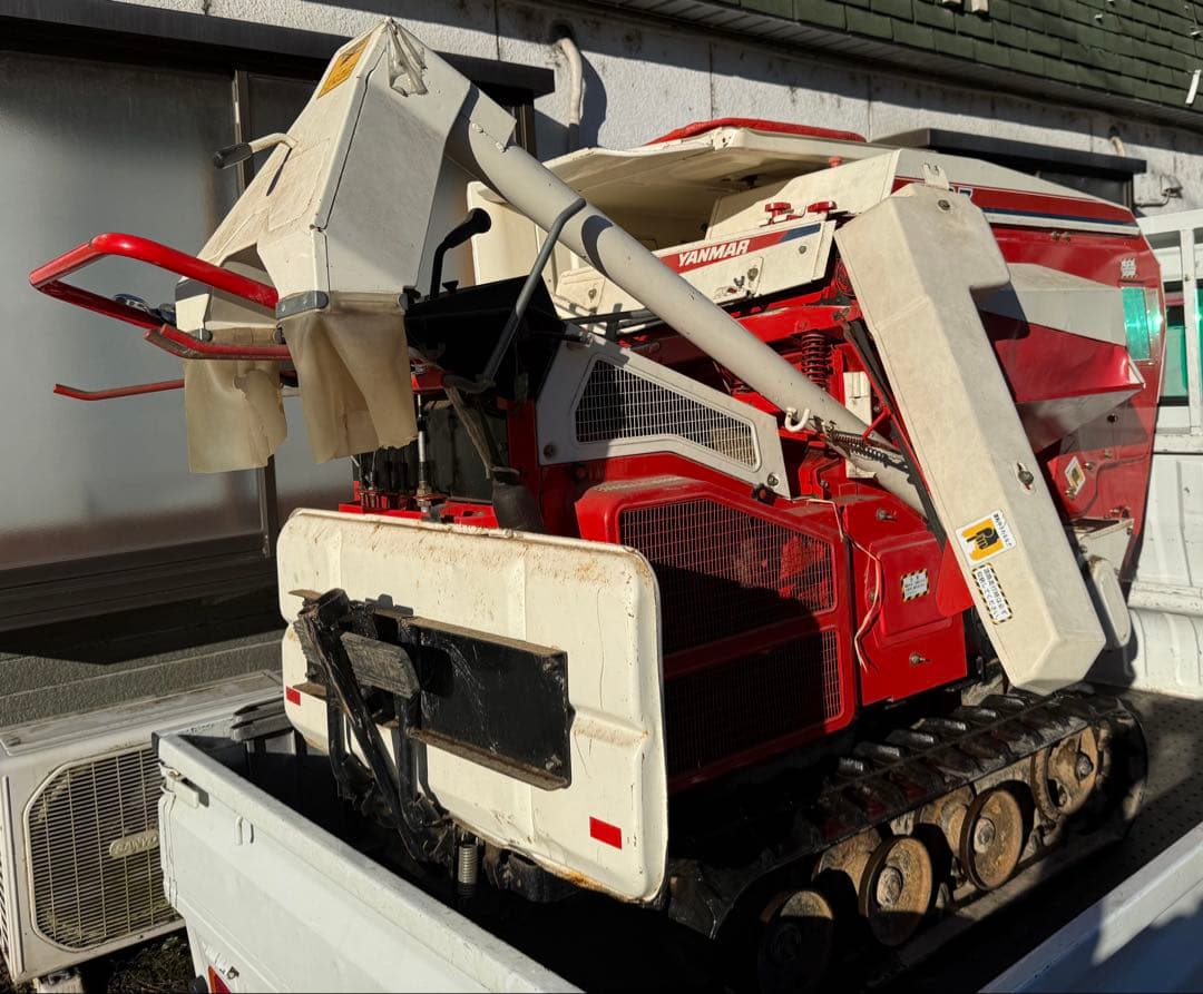 ★実働★ヤンマー★PKG7脱穀機★ハーベスタ★100キロ未満陸送費込★