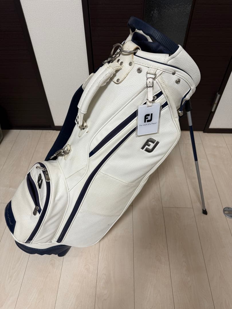FootJoy ゴルフバッグ スタンド付き ホワイト