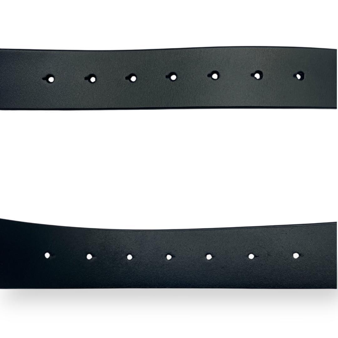 GUCCI グッチ インターロッキング バックル ベルト付き ゴールド ブラック