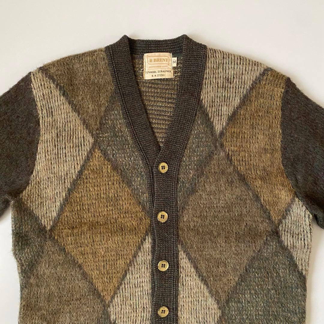 60s BRENT アルパカカーディガン