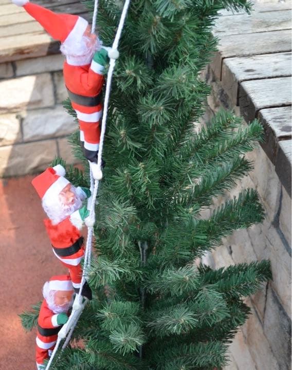 現品限り ❤️ クリスマス シンプル ツリー はしご サンタクロース Xmas