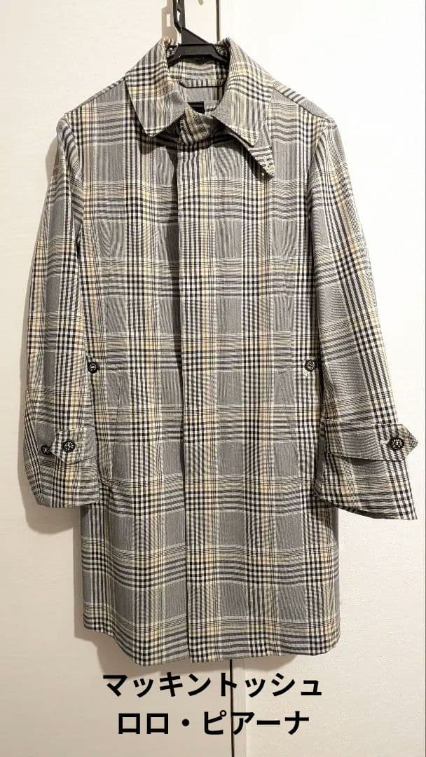 元約20万　MACKINTOSH マッキントッシュ トレンチコート ロロピアーナ