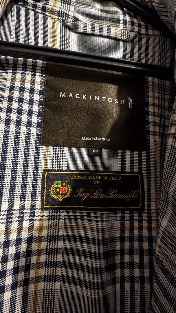 元約20万　MACKINTOSH マッキントッシュ トレンチコート ロロピアーナ