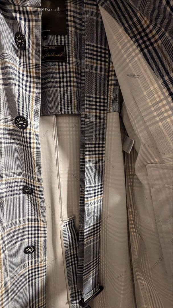 元約20万　MACKINTOSH マッキントッシュ トレンチコート ロロピアーナ