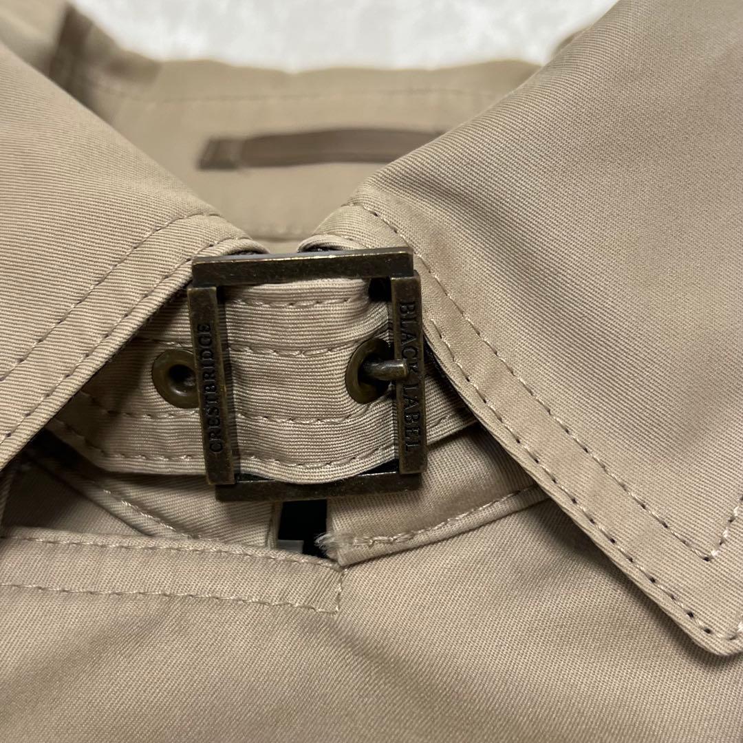 バーバリーブラックレーベルクレストブリッジ　トレンチコートベージュMライナー付き