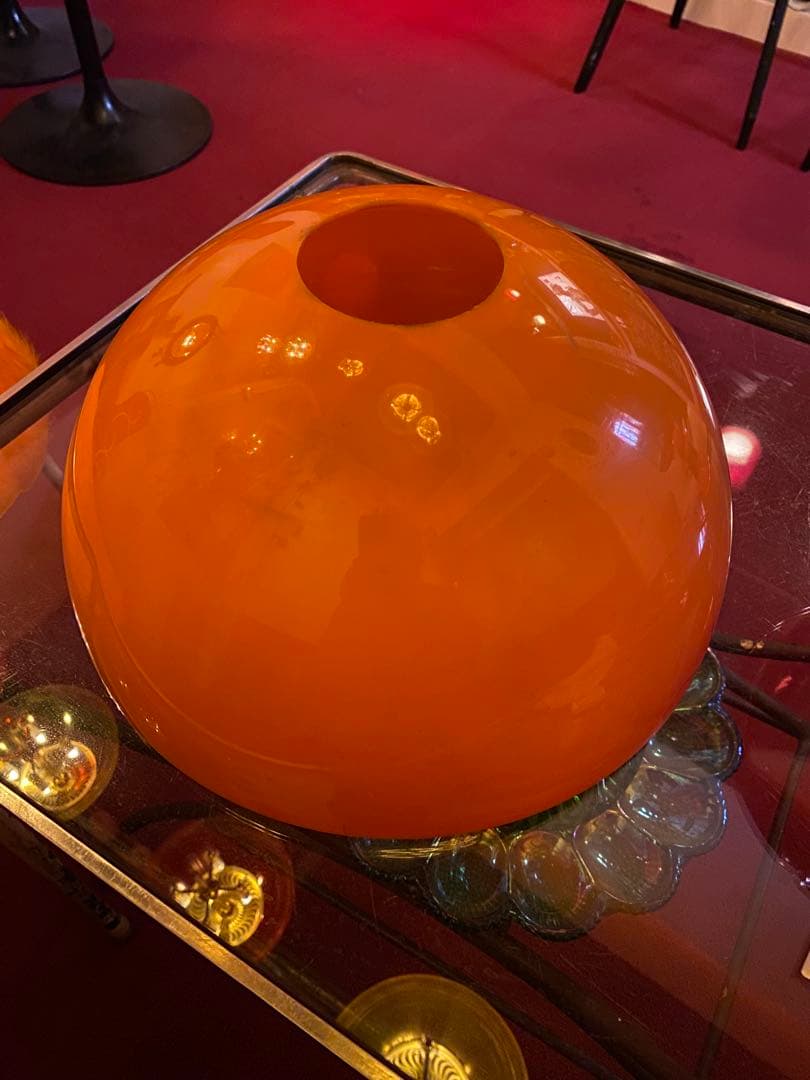 昭和レトロ 照明 ペンダント オレンジ ヴィンテージ コンセント レトロポップ
