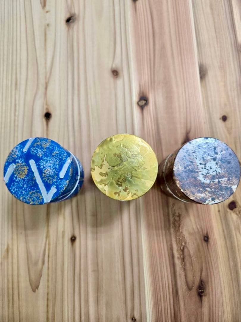 【有田焼】茶筒型蓋物　3点
