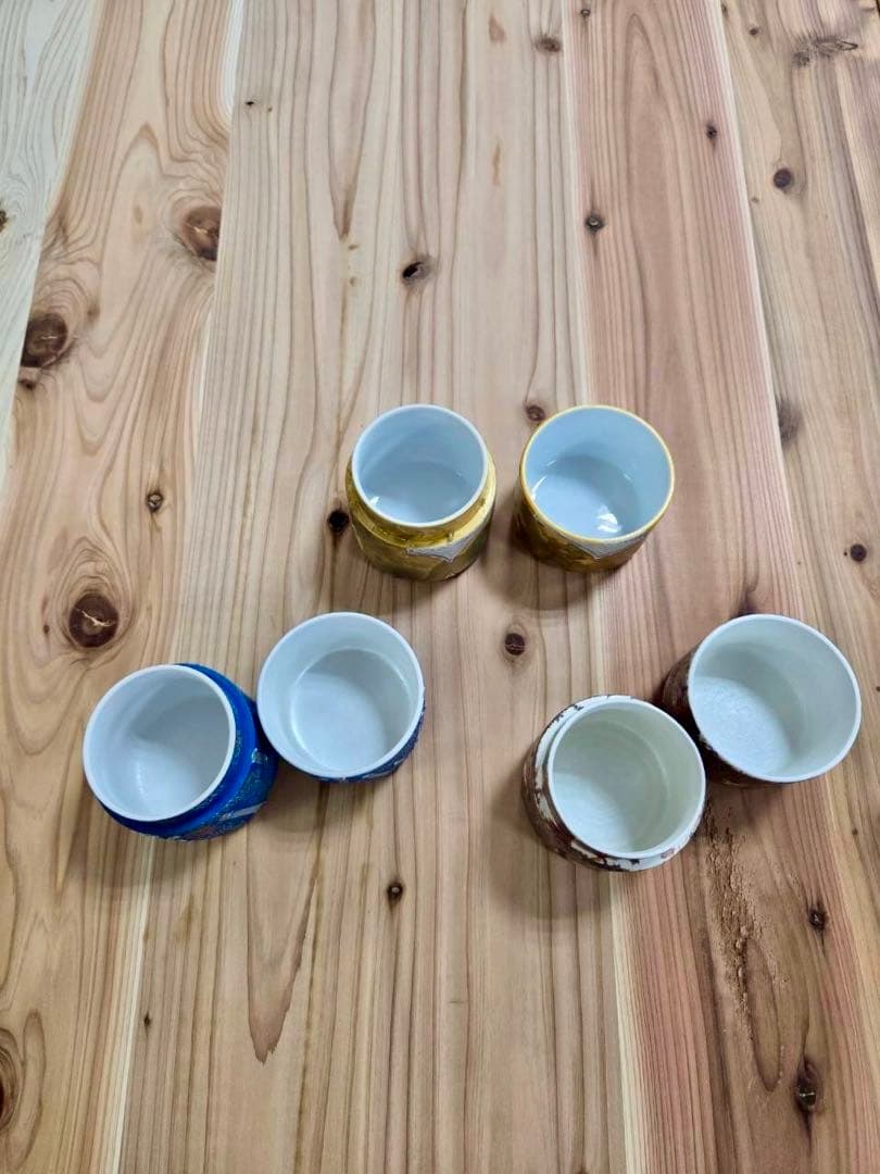 【有田焼】茶筒型蓋物　3点