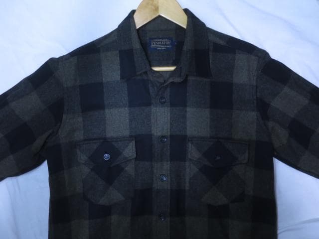 PENDLETON ウール シャツ L バッファローチェック アウトドア