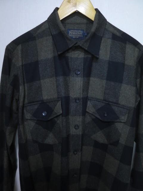 PENDLETON ウール シャツ L バッファローチェック アウトドア