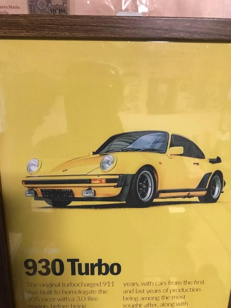 ポルシェ 930 Turbo カタログポスター　A2　額無し
