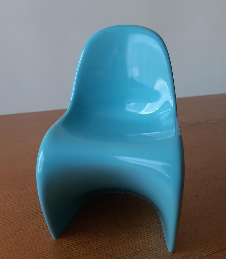 vitra ミニチュア パントンチェアー（サックスブルー）