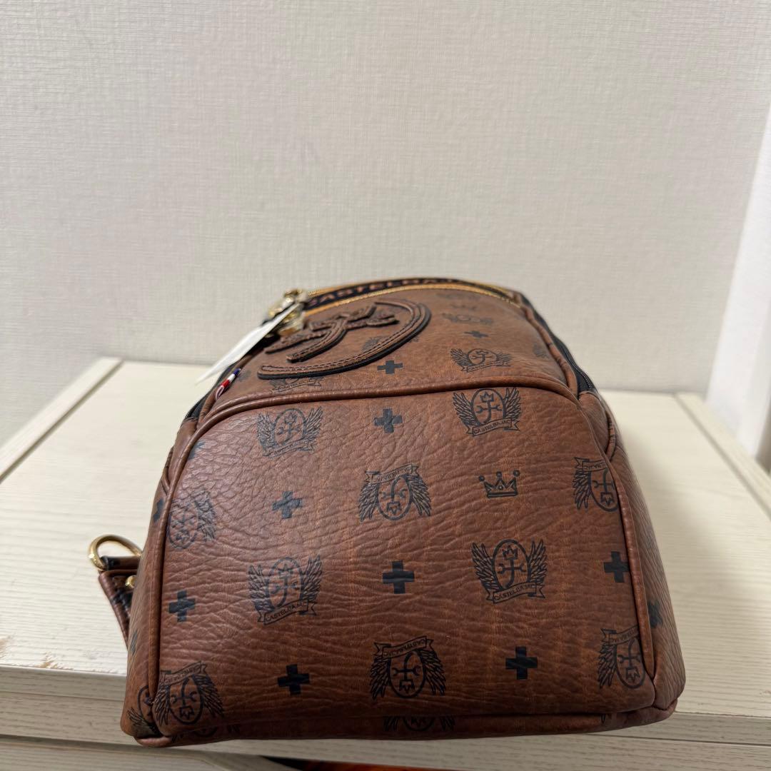 【新品同様】カステルバジャック PLAGE プラージュ ボディバッグ チョコ