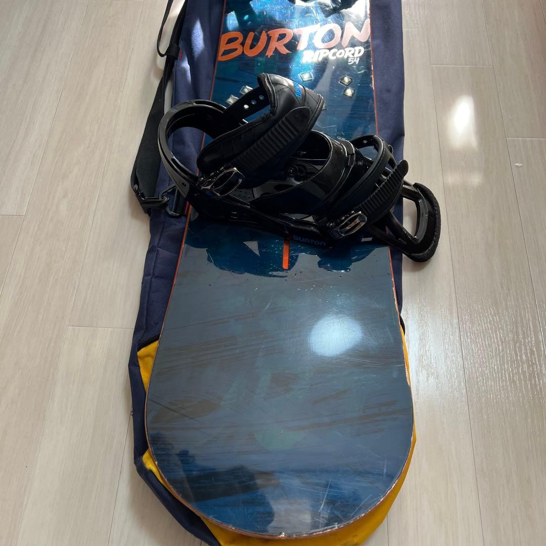 BURTON Ripcord 54 スノーボード バインディング付