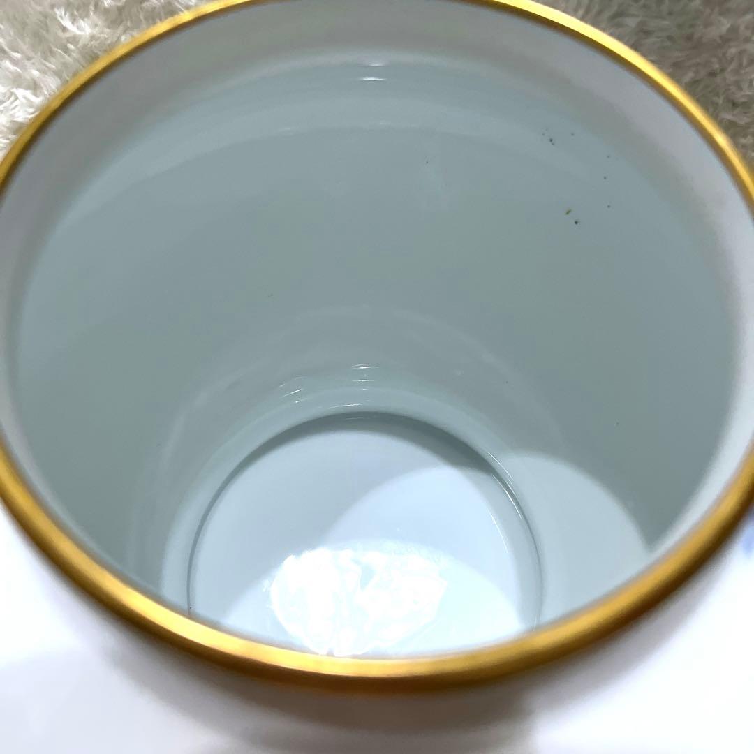 大倉陶園　ブルーローズ　花立て