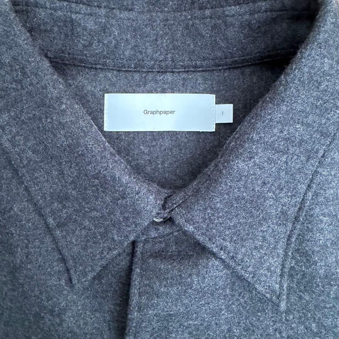 トップス Graphpaper Wool Smooth Flannel Shirt