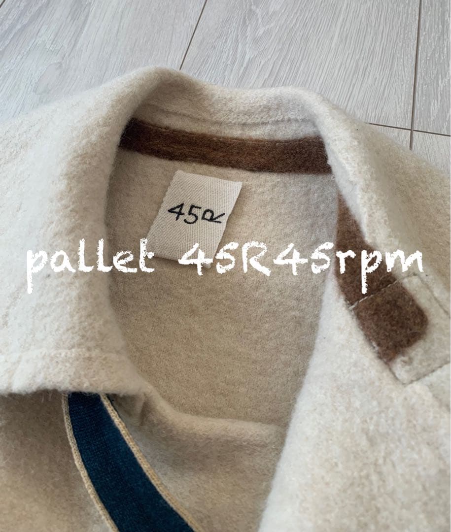 45R45rpm 縮絨のダッフルボレロ