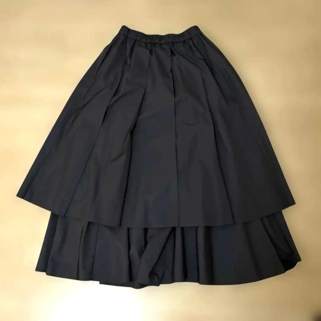 layered pleats skirt ナゴンスタンス