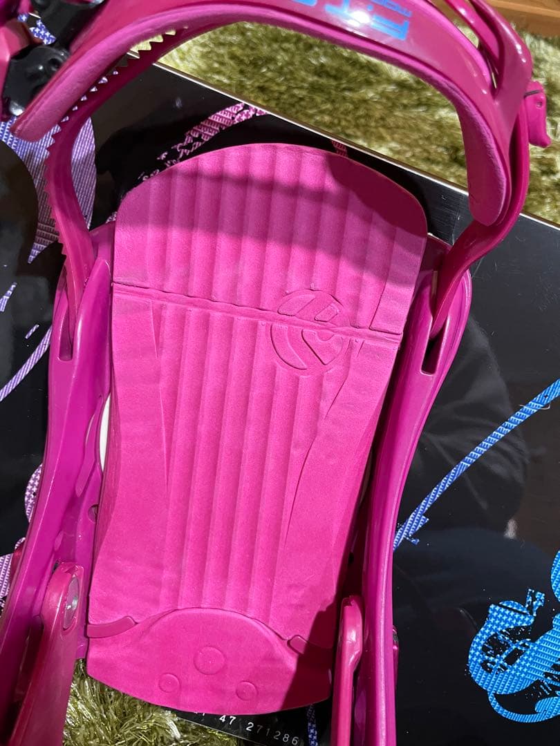 スノーボード　板　ビンディング　レディースセット　scooter flux