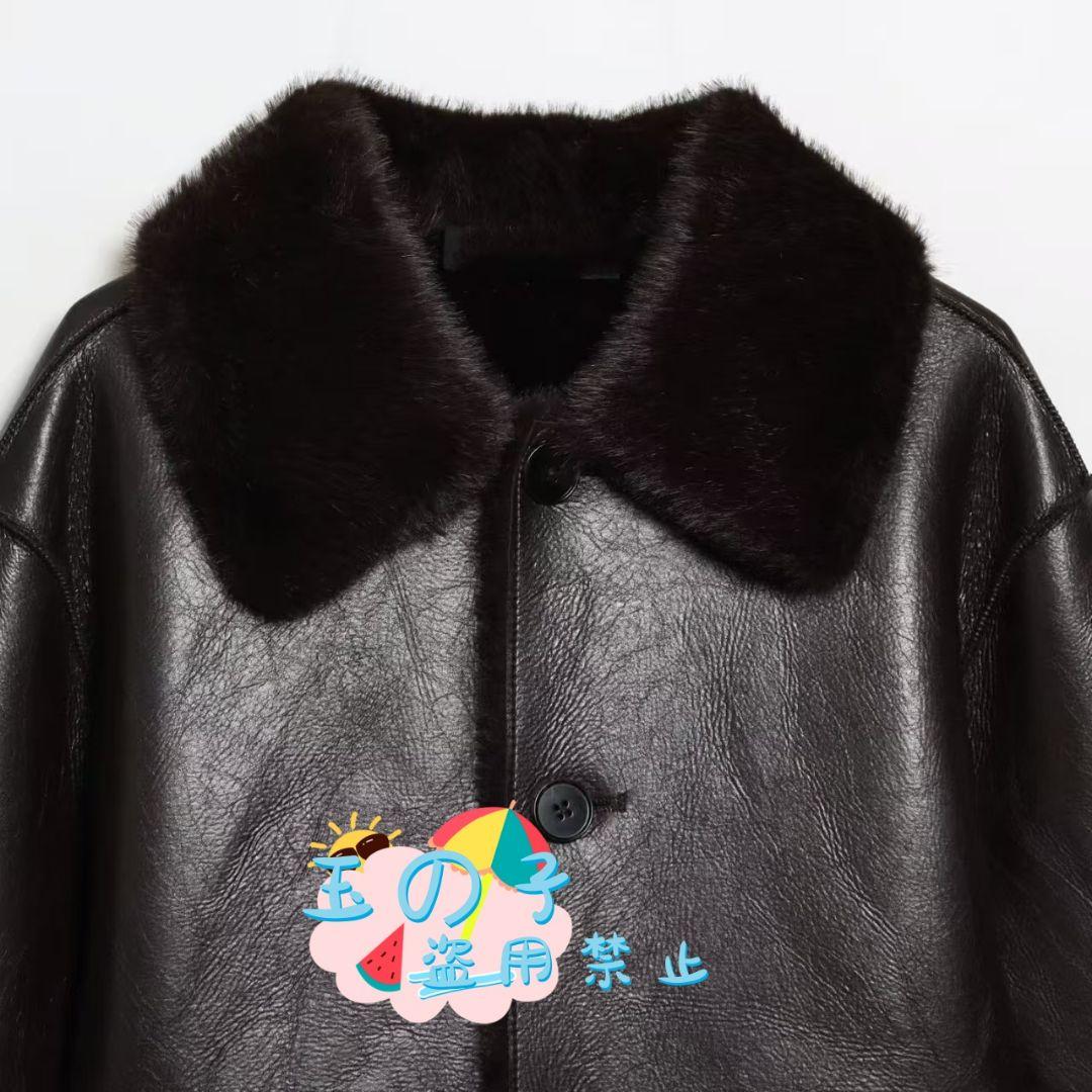 未使用ZARA リバーシブルダブルフェイスフェイクレザージャケットM