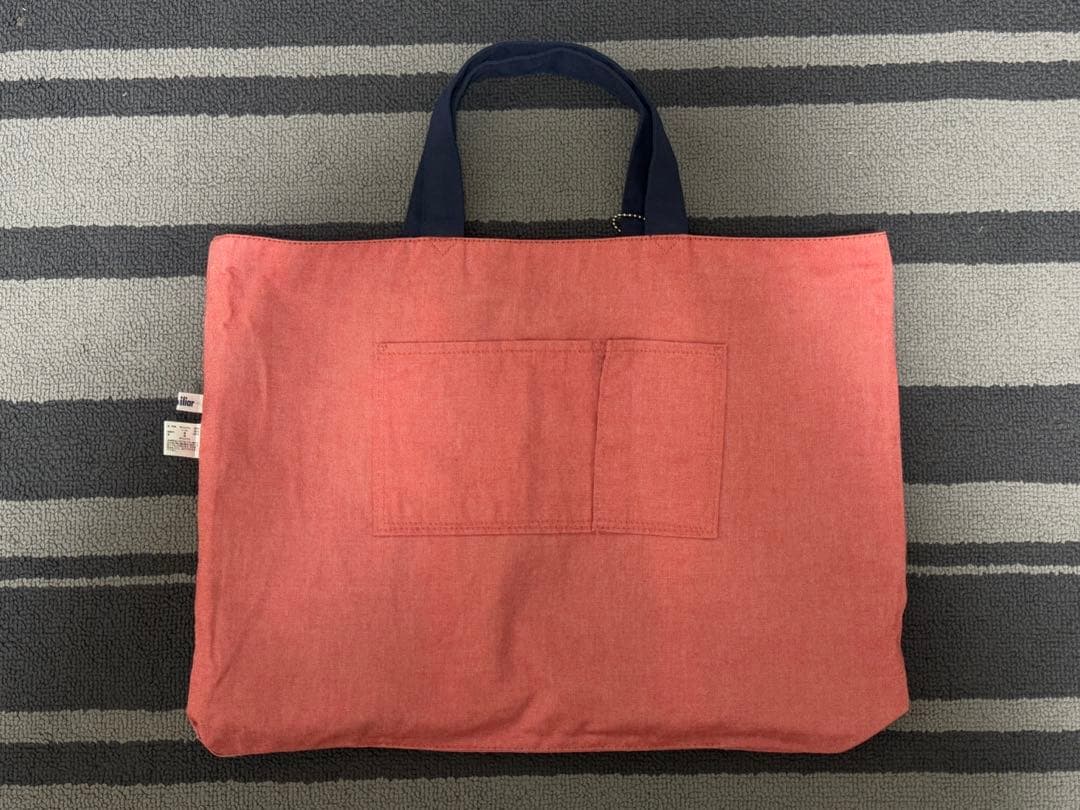【メルかあさん】familiar チェリー刺繍 レッスンバッグ