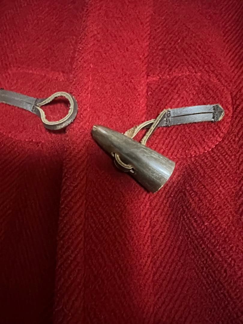 グローバーオール　ダッフルコート　L 赤　レッド　旧白タグ　美品