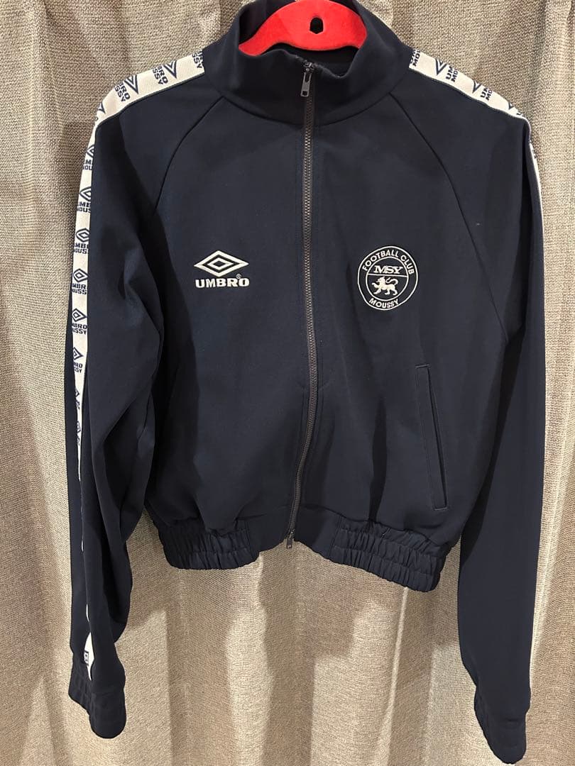 MOUSSY UMBRO トラックジャケット　ネイビー