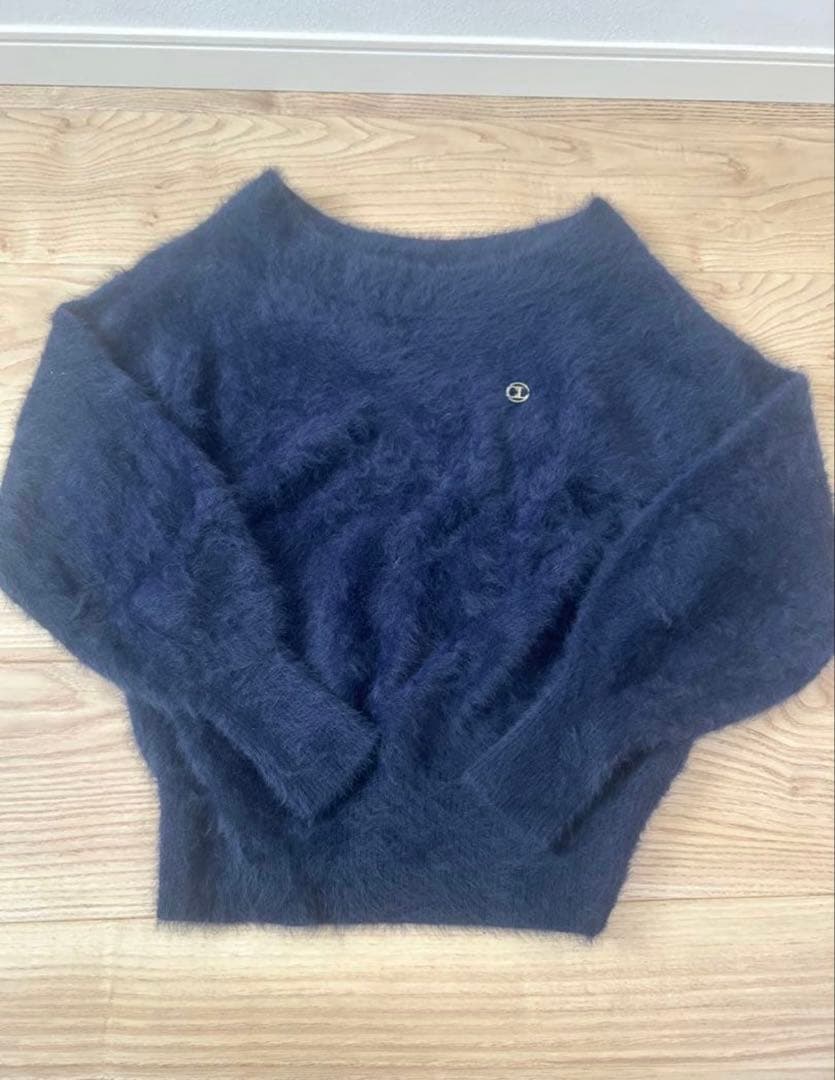 美品　capricieux le'mage FOXカシミアボートネックニット