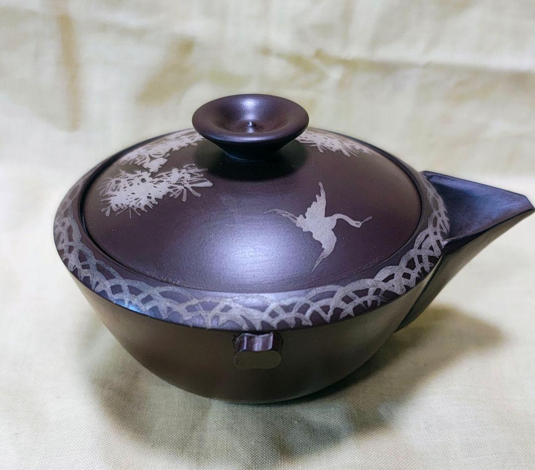 萬古焼　宝瓶　清水醉月 木箱付き