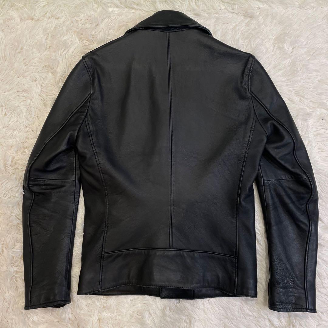 BUFFALO BOBS PUREGOLD ダブルライダース 羊革 ブラック