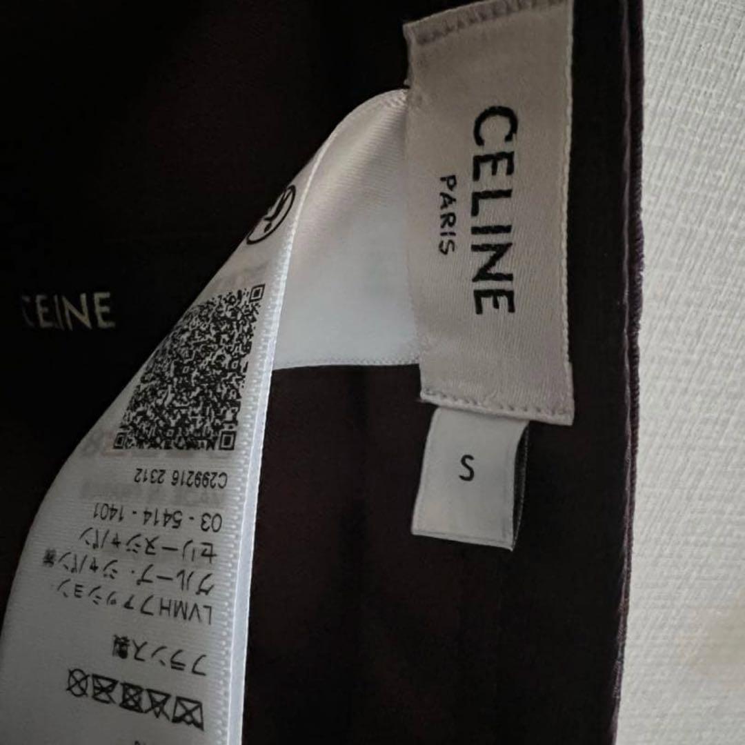 【再掲載】CELINE トリオンフ　キャップ　ダークブラウン