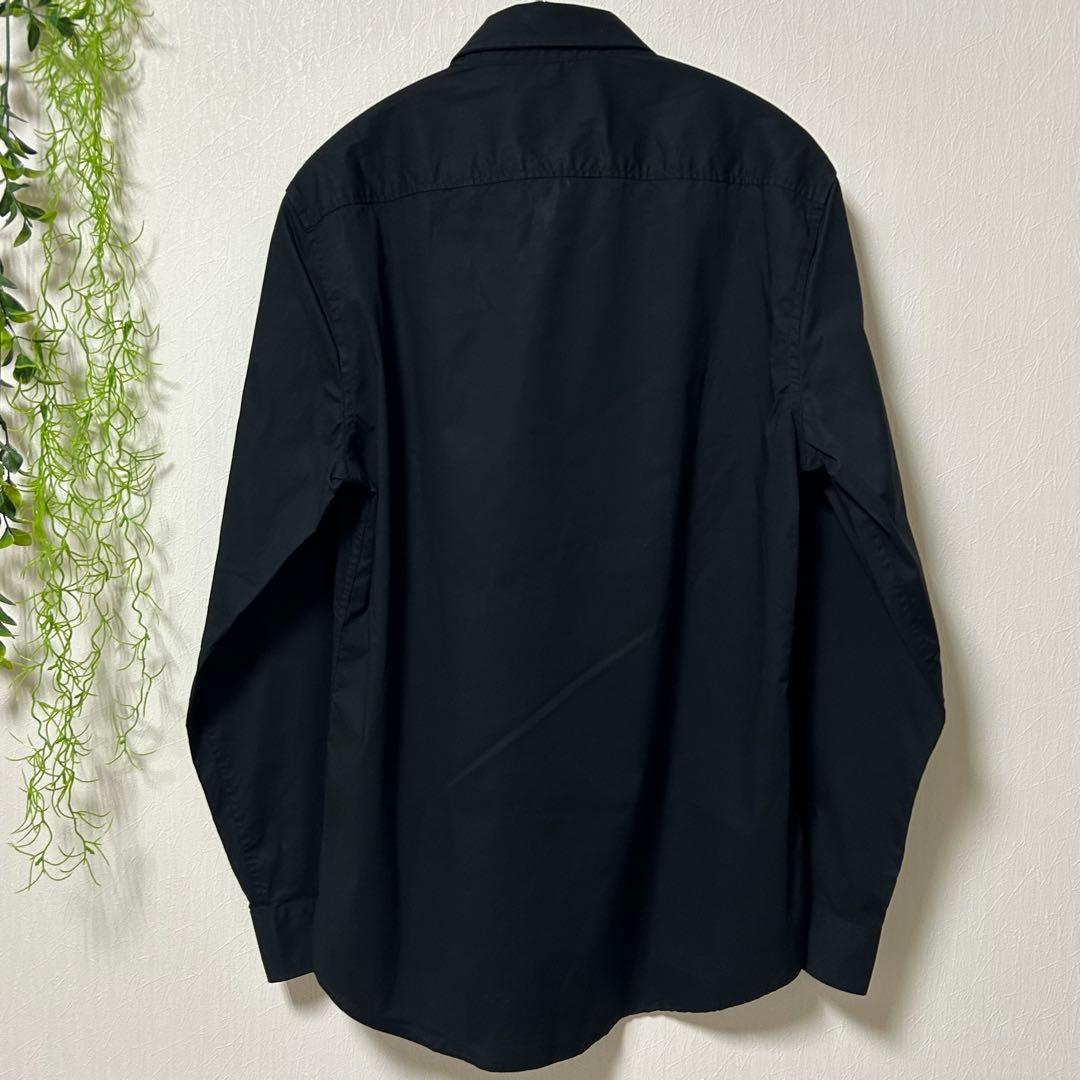 【現行タグ】 BURBERRY LONDON 長袖シャツ ブラック チェック S