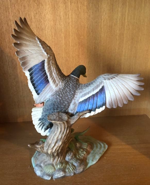 磁器動物　フィギュア　瀬戸ノベルティ　鴨　レノックス