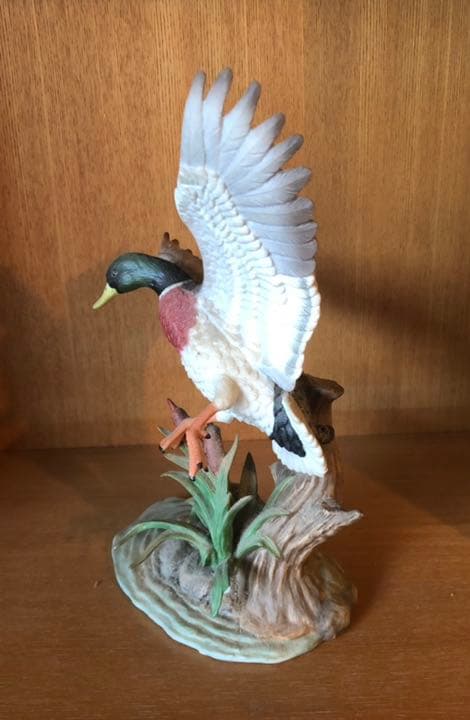 磁器動物　フィギュア　瀬戸ノベルティ　鴨　レノックス