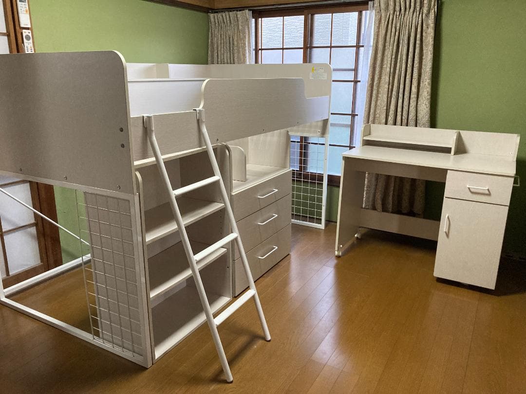 ニトリシステムベッドデスク　引き取り限定