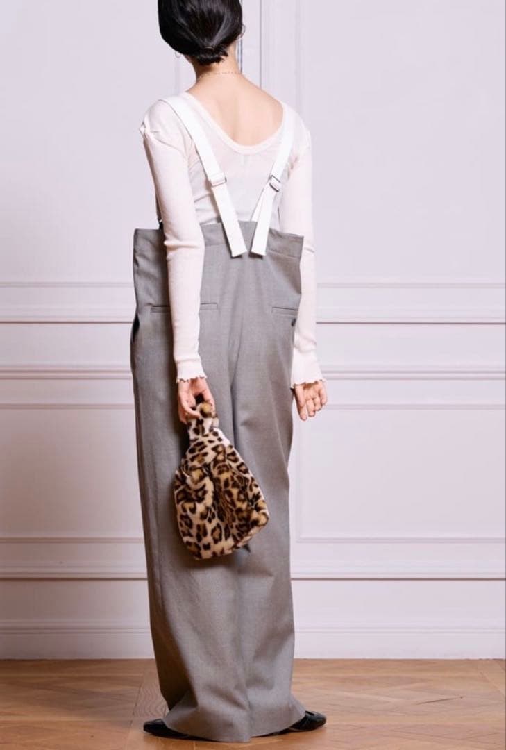 IENA LA BOUCLE ウールサージオーバーパンツ